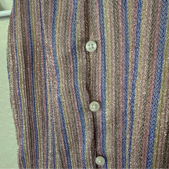 Janie&Jack X Rachel Zoe Stripe Sparkle Jumpsuit 2T - Picture 6 of 8